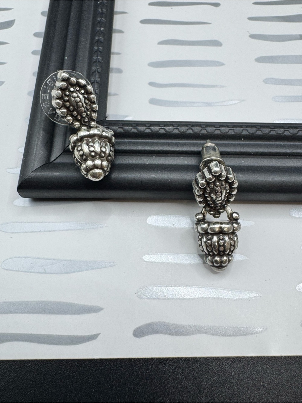 Brighton Vintage Bali-Style Textured Drop Earrings